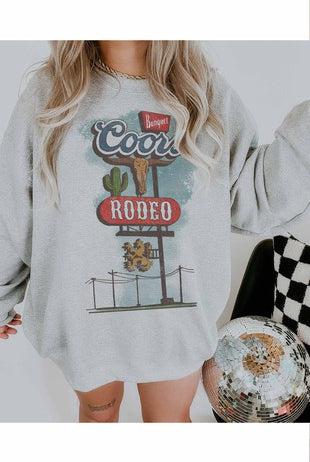 Rodeo Western Street Sweatshirt-Golden Desert Boutique-Golden Desert Boutique, Women's Fashion and Accessories located in Surprise, AZ