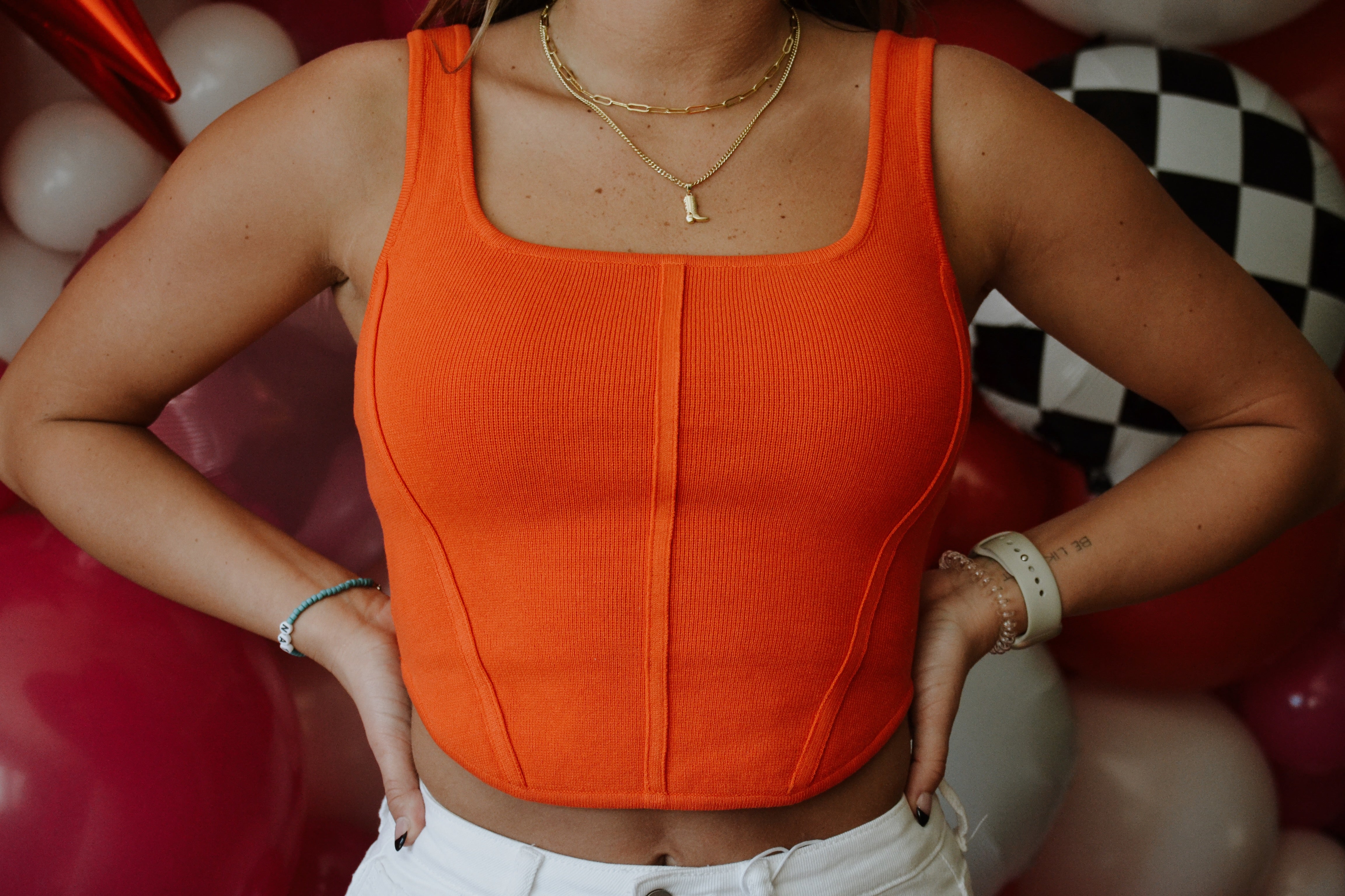 Shaper Fit Scoop Neck Rib Knit Tank Top-Golden Desert Boutique-Golden Desert Boutique, Women's Fashion and Accessories located in Surprise, AZ