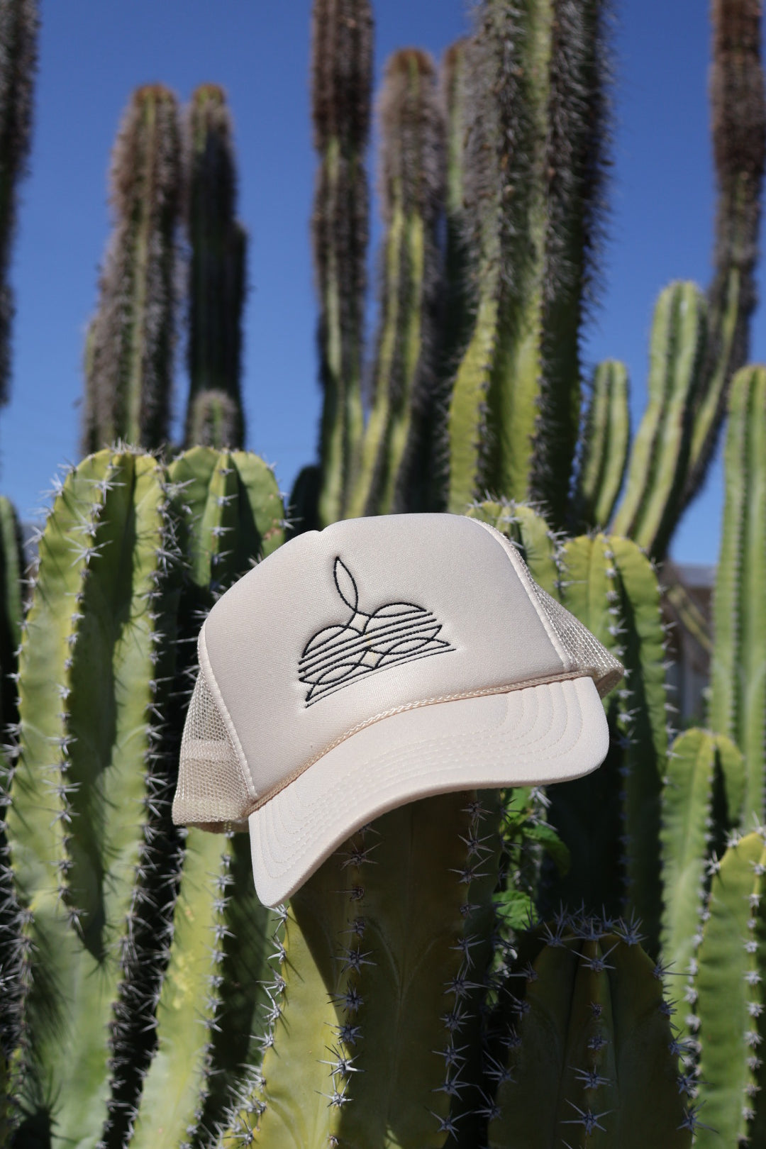 Boot Stitch Embroidered Trucker Hat-Golden Desert Boutique-Golden Desert Boutique, Women's Fashion and Accessories located in Surprise, AZ