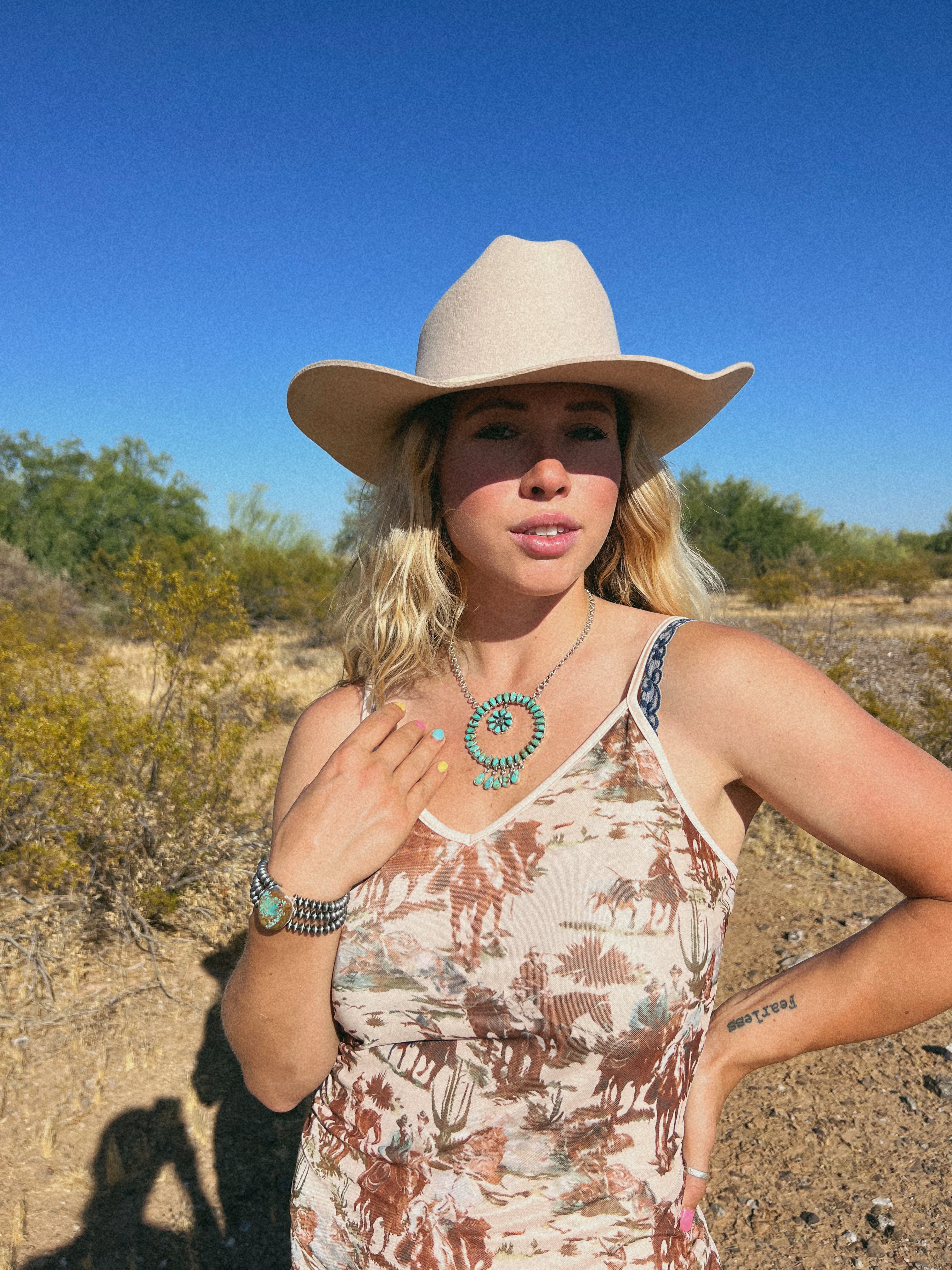 Giddy Up Cowgirl Midi Mesh Dress-Golden Desert Boutique-Golden Desert Boutique, Women's Fashion and Accessories located in Surprise, AZ